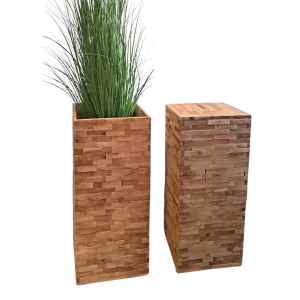 FIORIERA/COLONNA LEGNO GRANDE 40X40 H90 CM  (Cod. 42022-01)