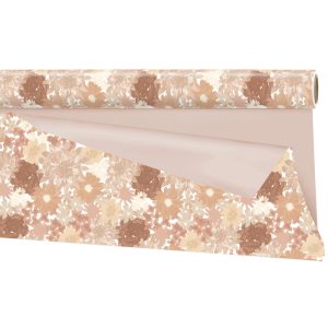 BOBINA FLORENCIA 0,99 X 25 MT crema-mocha- (Cod. 41875-02)