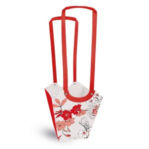 BORSA CARTA AQUA BIRDY 11X11 H19 10PZ  rosso (Cod. 41895-01)