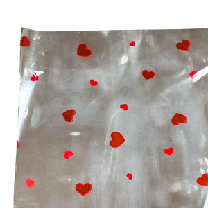 BOBINA TUBOLARE ARG. STAMPA CUORICINI 0,50 X 100 MT 35MY (Cod. 41829-01)