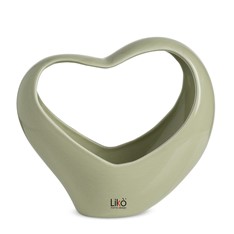 VASO CUPIDO 16X7,5 H15 CM verde-salvia (Cod. 41989-02)