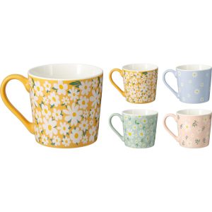 TAZZA FIORI PRIMAVERILI 370ML 4-colori-assortiti (Cod. 41918-01)
