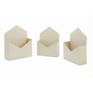 SET 3 PZ. SCATOLE BUSTA 21X8 H14-19,5X6,5 H13-18X5 H12  lino (Cod. 41771-03)