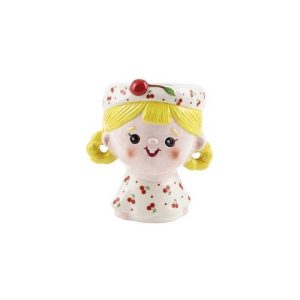 VISO BIMBA CILIEGIE CERAMICA 6,6X8,3 H9,7/ D.INT.5 CM  (Cod. 41863-01)