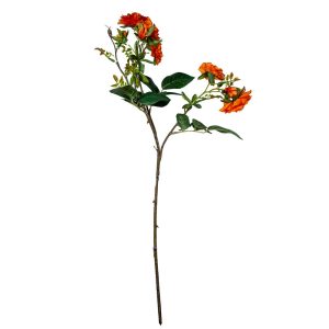 RAMO ROSA WILD POLIANTA X3 65 CM arancione (Cod. 42117-02)