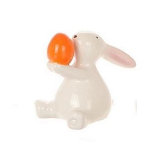 CONIGLIETTO EDMON 11X9,5 H13 CM (1 PZ) arancione (Cod. 37693-01)