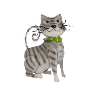 GATTO FERRO INDOOR E OUTDOOR 13X24 H28,3 CM grigio (Cod. 42195-01)