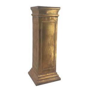 VB. COLONNA LISCIA 38X38 H105 CM metallo-oro (Cod. 42225-02)