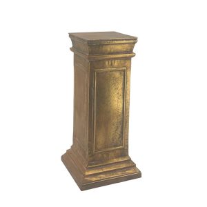 VB. COLONNA LISCIA 33X33 H71 CM metallo-oro (Cod. 42226-02)