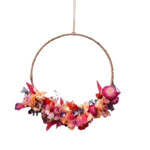 CORONCINA FIORI SECCHI D25 CM (Cod. 42260-01)