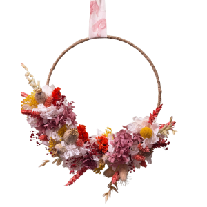 CORONCINA FIORI SECCHI D25 CM (Cod. 42261-01)