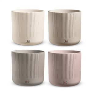 SET 4 PZ. VASO ZEFIR D19 H18 CM (Cod. 42250-01)