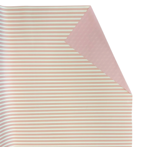 ROTOLO PERLATO BILATO DUNCA RIGHE 1X40 MT fragola (Cod. 42227-01)