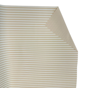 ROTOLO PERLATO BILATO DUNCA RIGHE 1X40 MT nocciola (Cod. 42227-03)