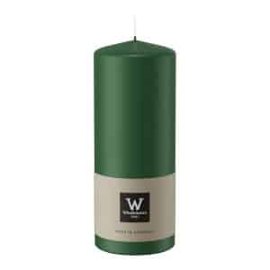 CANDELA MOCCOLO D5,8 H15 CM verde-scuro (Cod. 35633-09)