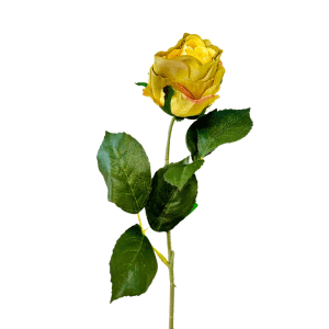 ROSA CELINE H40 CM giallo (Cod. 21507-02)