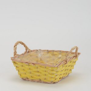 CIOTOLA VIMINI  H13 CM giallo (Cod. 42280-01)