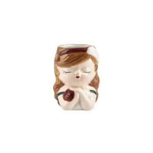 VASO VISO BIMBA CERAMICA H9X6,3X6,7 D.INT.4,2 CM  (Cod. 42365-01)