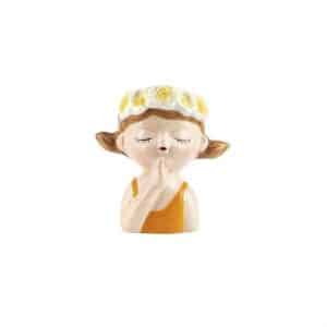 VASO VISO BIMBA CERAMICA H9,5X6,5X9 D.INT.4,2 CM  (Cod. 42364-01)