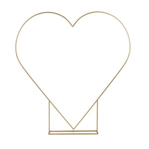 VB.  STRUTTURA A CUORE CHIUSO 190X200 CM oro (Cod. 42326-01)