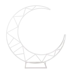 VB. STRUTTURA CIRCOLARE METALLO 180X200 bianco (Cod. 42328-01)