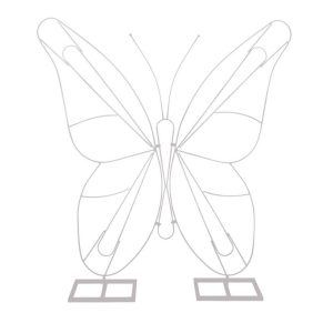 VB. STRUTTURA FARFALLA METALLO 180XH180 bianco (Cod. 42329-01)