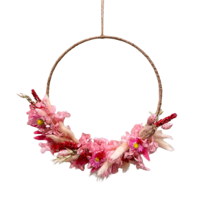 CORONCINA FIORI SECCHI D25 CM  (Cod. 42401-01)