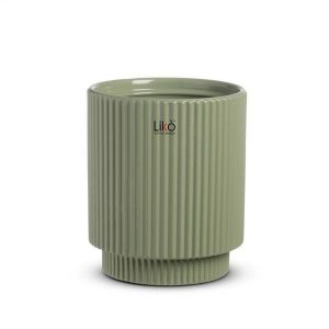 SET 6 PZ. VASI NEIVA D13 H15  verde-lucido (Cod. 40916-04)