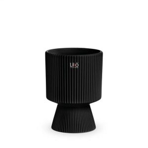 VASO GABRIEL D12,3 H16,7 nero-matt (Cod. 42307-01)