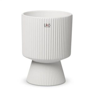 VASO GABRIEL D22 H26 bianco-matt (Cod. 42306-01)