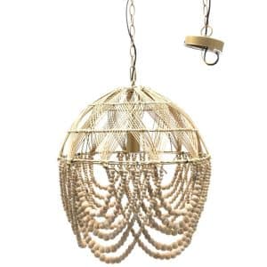 VB. LAMPADARIO BAMBOO A CAMPANA D48 H51/122  (Cod. 42355-01)