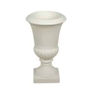 VB. COPPA ROMANA ALTA VETRORESINA D36 H61,5 bianco-sabbia (Cod. 42373-01)