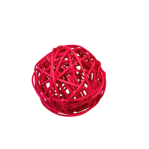SET 6 PZ. SFERA RATTAN D7 CM fucsia (Cod. 14825-01)