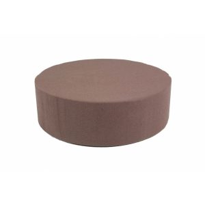 OASIS SPUGNA FLORAL BIO CILINDRO 14X7 CM 4 PZ. marrone (Cod. 42459-01)