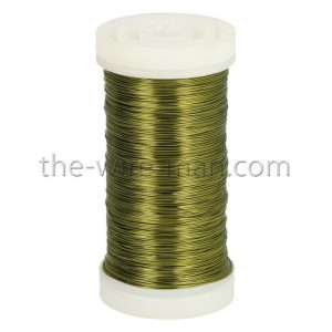 BOBINA FILO FERRO DECO PREMIUM MM.0,30 GR.100 verde-oliva (Cod. 1434-31)