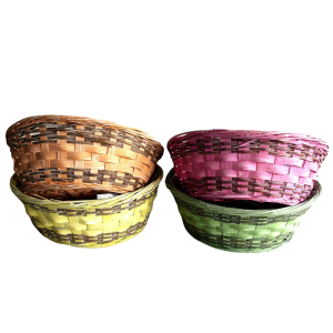 SET 8 PZ. CESTI ROTONDI D30 CM  (Cod. 42410-01)