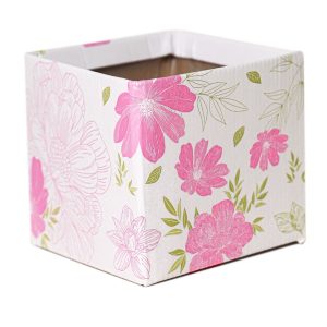 SET 10 PZ. SCATOLA JANE (PLASTICA INTERNA) 12X12 H12,5 rosa (Cod. 42471-01)