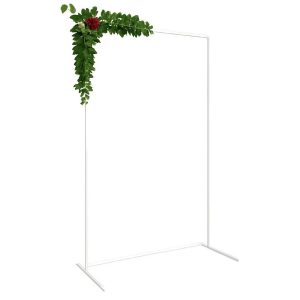 VB. ARCO RETTANGOLARE SEMPLICE CON APPOGGIO 160X200 bianco (Cod. 39881-02)