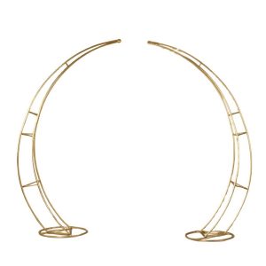 VB. SET 2 PZ. ARCO TRIDIMENSIONALE DIVISO H230  oro (Cod. 35653-01)