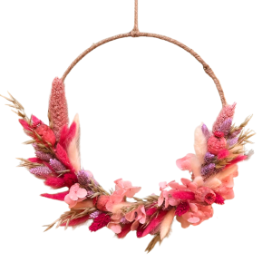 CORONCINA FIORI SECCHI D25 CM  (Cod. 42445-01)