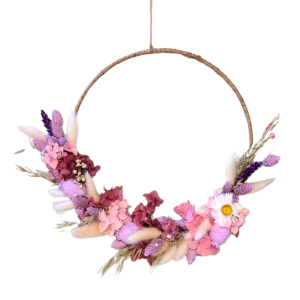 CORONCINA FIORI SECCHI D25 CM  (Cod. 42447-01)