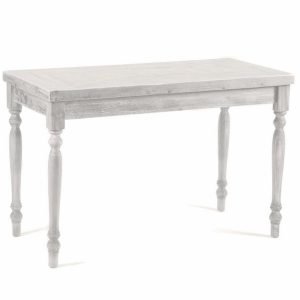 VB. TAVOLO LEGNO 120X60 H78 bianco (Cod. 42441-02)