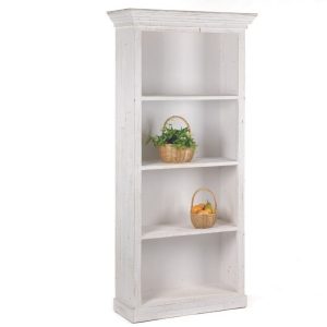 VB. MOBILE LIBRERIA LEGNO 92X40H200 bianco- (Cod. 42437-01)
