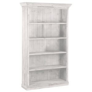 VB. MOBILE LIBRERIA LEGNO 120X40 H200 bianco- (Cod. 42436-01)