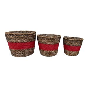 MIRATRADE SET 3 CASPO' D30 H16-D17 H14-D13 H12 rosso (Cod. 42104-01)