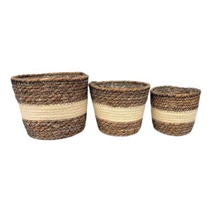 MIRATRADE SET 3 CASPO' D30 H16-D17 H14-D13 H12 crema (Cod. 42104-03)
