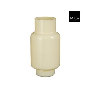 VASO YAEL VETRO D20,5 H38,5 CM beige (Cod. 42584-01)