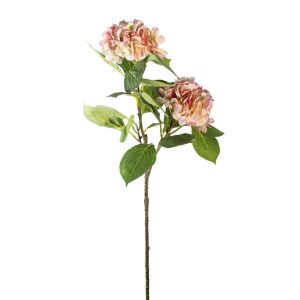 RAMO ORTENSIA X2 rosa-verde (Cod. 42557-01)