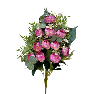 MAZZO RANUNCULUS X11 H56 CM lavanda (Cod. 42595-05)