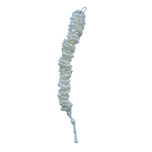 DECORO PENDENTE PERLE H25 CM  (Cod. 12299-01)